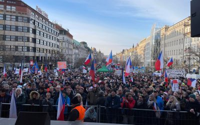Akce D.O.S.T. podpořila demonstraci za svobodu a demokracii – Praha – Václavák – 12.12 2021