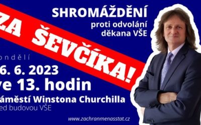 Akce D.O.S.T. podporuje demonstraci za Miroslava Ševčíka